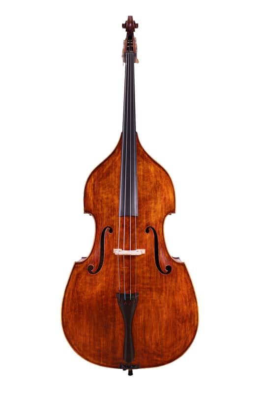 Gamba Double Bass 3/4 Antique Style - Hand-Made in Romania #15 image 1