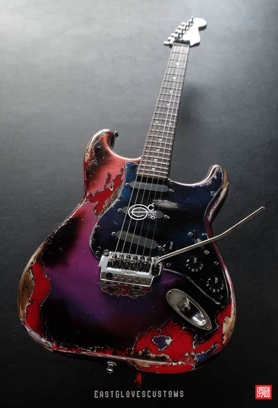 Fender Stratocaster Contemporary E Series Floyd Rose System1 Flip Flop Finish Heavy Aged Relic Rare image 1