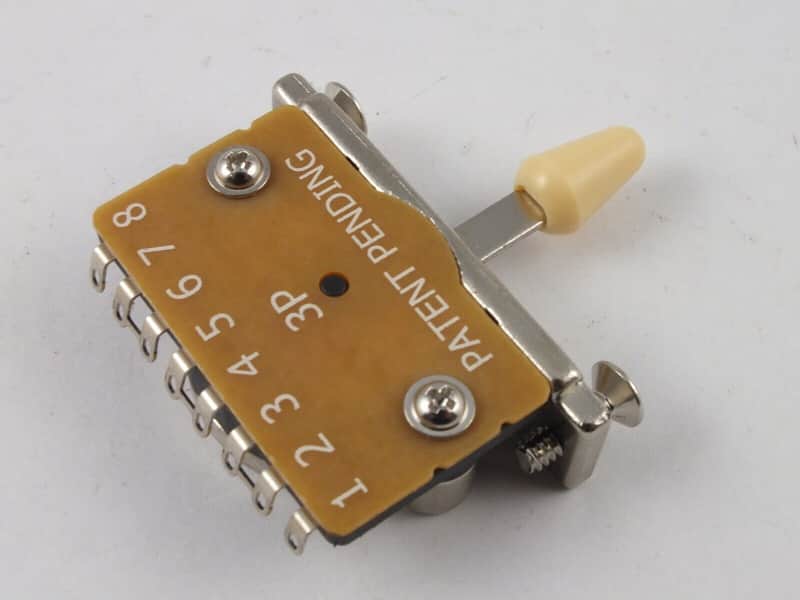 2023 Guitars Electric Ltd 3 Way Switch + Cream Tip Chrome + Cr...