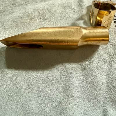 Tenor Mouthpiece Lebayle 7 goldplated  2004 - Gold plated image 3