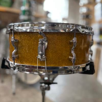 Olympic 5x14" Gold Sparkle Snare Drum image 6