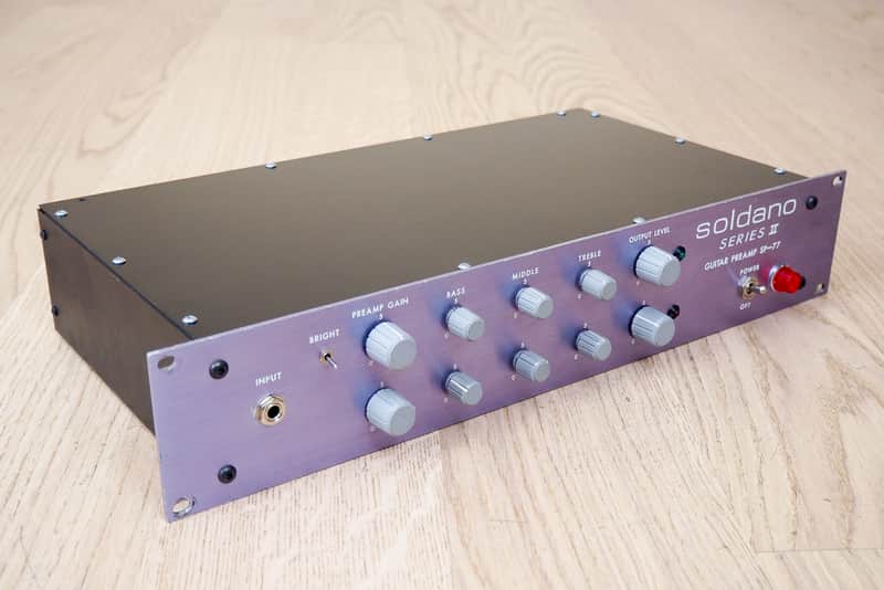 soldano ギタープリアンプ SP-77 SERIES II Soldano SP-77 Series II Rackmount Two-Channel Tube Guitar Preamp