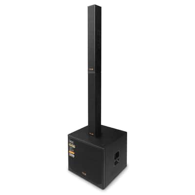 (2) PRO DG IRIS 5200W Portable Line Array with 18-inch Subwoofer - Pioneer DDJ-FX4 - AxcessAbles Portable DJ Table - Tascam TH02 - PSG Audio C350 - (2) XLR Cables Bundle image 3