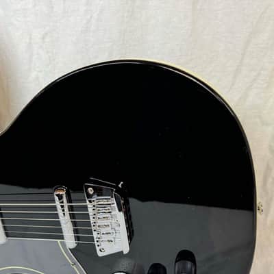 Danelectro Left-Handed Lefty '56 Singlecut Baritone Guitar - Black image 5