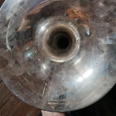 Vintage J.W. York Horn 1913-1914 - Silver image 3