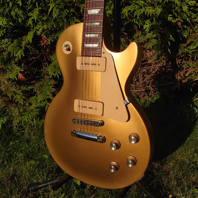 Gibson Les Paul Studio '60s Tribute P90s Gold Top With String Butler and Gibson Case- 2011 image 1