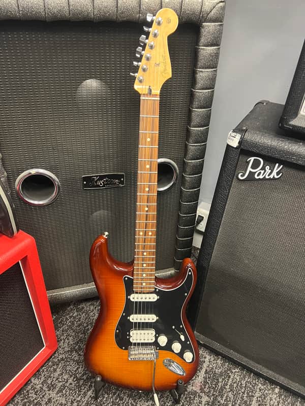 Fender Player Stratocaster HSS Plus Top with Pau Ferro Fretboard 2019 - 2024 - Tobacco Sunburst image 1