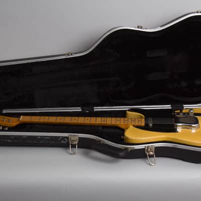 Fender Telecaster Solid Body Electric Guitar (1952), ser. #5117, molded plastic hard shell case. image 10