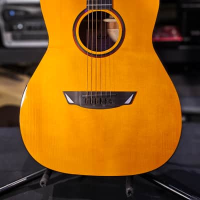 Cort LUXE NAT Frank Gambale Series Adirondack Spruce/Blackwood Concert Cutaway with Electronics 2010s - Natural Glossy image 1