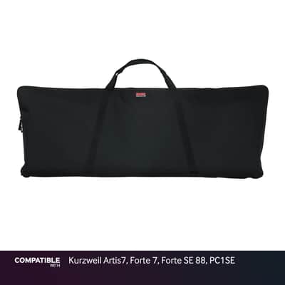 Gator Economy Keyboard Gig Bag for Kurzweil Artis7, Forte 7, Forte SE 88, PC1SE image 1