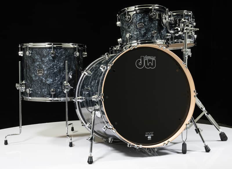 DW Performance Series 5pc Drum Kit Black Diamond 10/12/16/22/14SD image 1