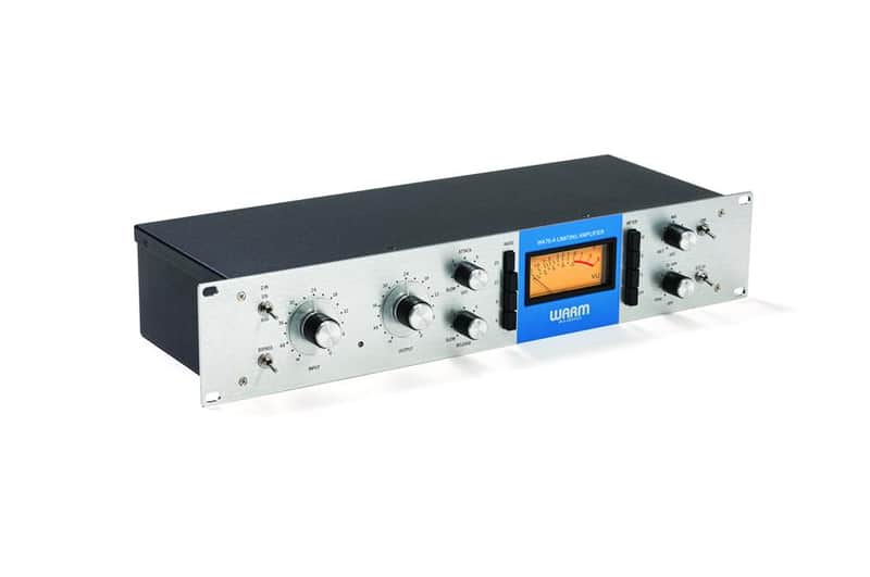 Warm Audio WA76-A Single Channel FET Compressor - Silver w/ Blue Stripe image 1