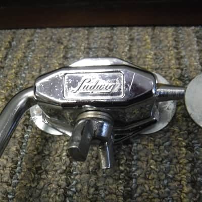 Vintage Ludwig 1960's Folding Bass Drum Spurs with Brackets image 3