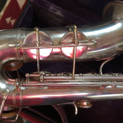 Selmer Model 22 Alto Sax Excellant Restoration 1922 Original Silver Plated 15%Sale image 5