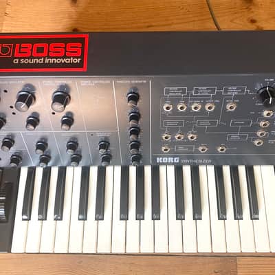 Korg MS-10 1970s - Black -100% fully working order little mark on a key image 2