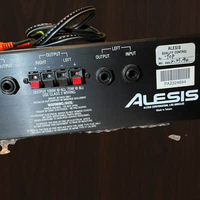 Alesis RA100 Reference Amplifier 1990s - Black image 7