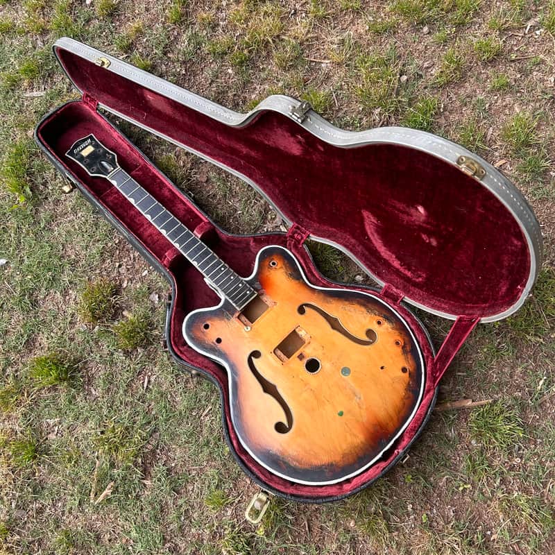 Vintage 1967 Gretsch 6187 Viking Project Husk w/ Case image 1
