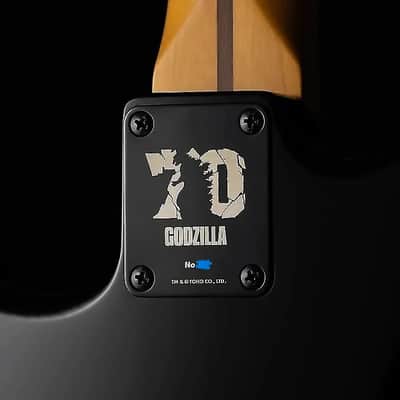 Fender Limited Edition Made in Japan Godzilla Stratocaster Godzilla Black image 11