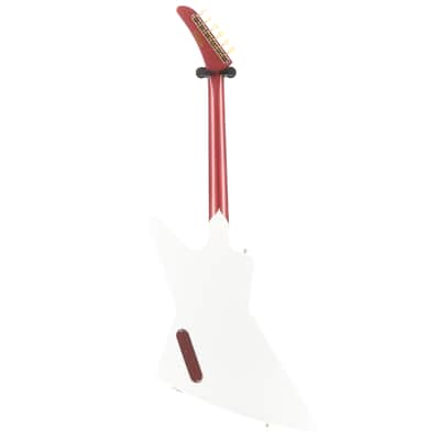 Epiphone 1958 Korina Explorer - Inspired by Gibson - Brick Red and White Custom Paint (RC4) (91040) image 6