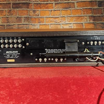 Vintage 1970s Midland International 19-549 AM/FM Multiplex Stereo Receiver Wood image 3