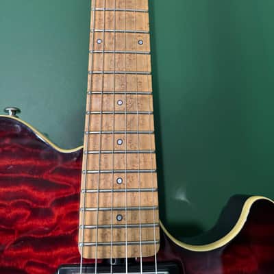Ernie Ball Music Man 25th Anniversary 2009 - Venetian Red Burst image 4