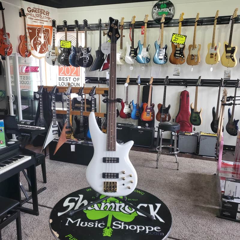 Jackson JS Series JS3 Spectra Bass - Snow White image 1