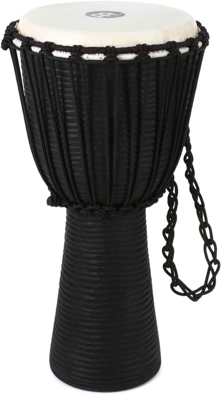 Meinl Percussion Rope Tuned Headliner Series Wood Djembe - 12" Diameter (5-pack) Bundle image 1