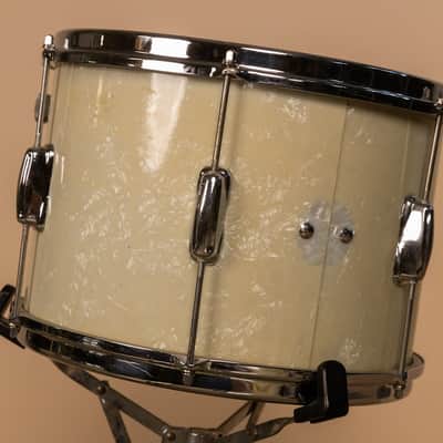 1960s Slingerland White Marine Pearl Drum Set image 8