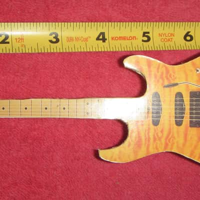 Handmade Guitar display 2000's - Gloss yellow/foam board image 1