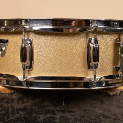 1970s Ludwig 5x14 Standard Silver Mist Snare Drum image 2