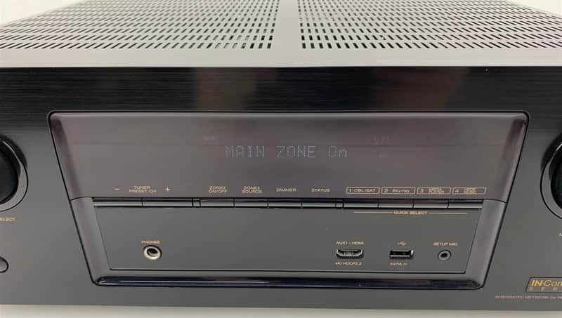 Denon AVR-X3400H 2023 - Black image 1