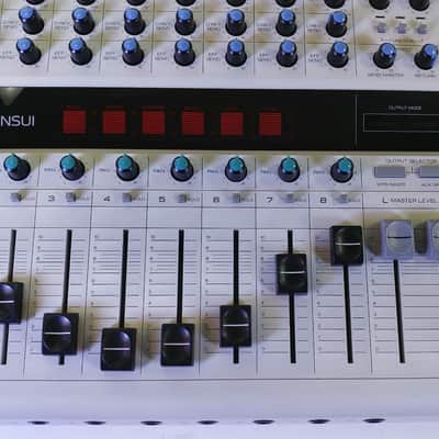 Sansui WSX1 6-MULTITRACK DOUBLE-CASSETTE Recorder with Clear Plastic Cover, VINTAGE 1990 image 6