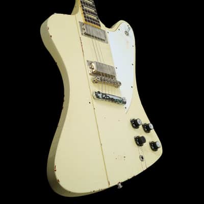 Gibson Custom Shop Murphy Lab Johnny Winter 1964 Firebird V, Polaris White Aged (Limited Run of 125) image 2