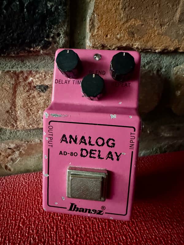 Ibanez AD-80 Analog Delay 1980 - Pink image 1