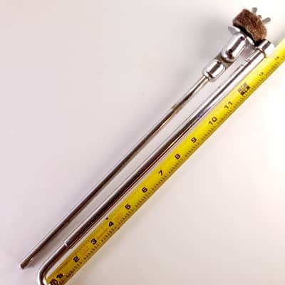 Slingerland 60s Telescoping Cymbal L-Arm Bass Drum Mount Stand Diamond Knurling image 3