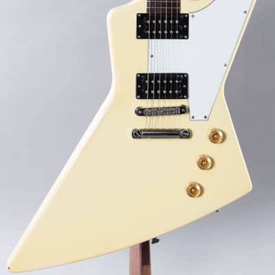 1990 Gibson Explorer '76 Reissue Alpine White – Ebony Board, 500T/496R, OHSC image 3