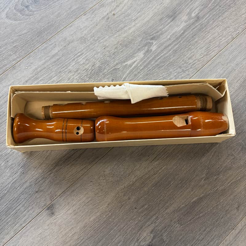 Magnamusic Johanned Alder Recorder Wood Flute Baroque - Natural image 1