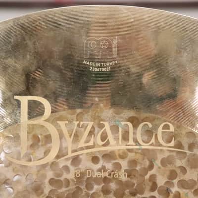 Meinl Byzance 18" Dual Crash Cymbal image 6