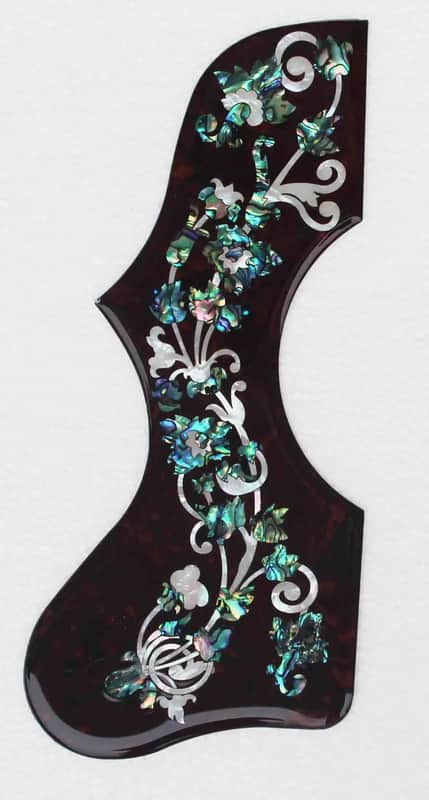 Folk Acoustic Guitar Scratch Plate with Abalone image 1
