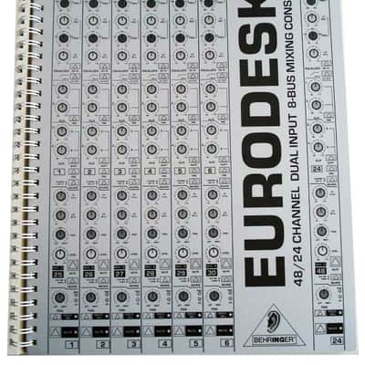 Behringer Eurodesk MX 8000 48/24 Channel 8-BUS Mixing Console With Power Supply image 3