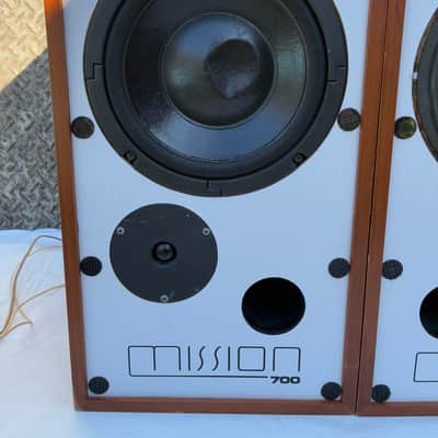 Pair Of Mission 700 Bookshelf Speakers Speaker System FREE SHIPPING image 2