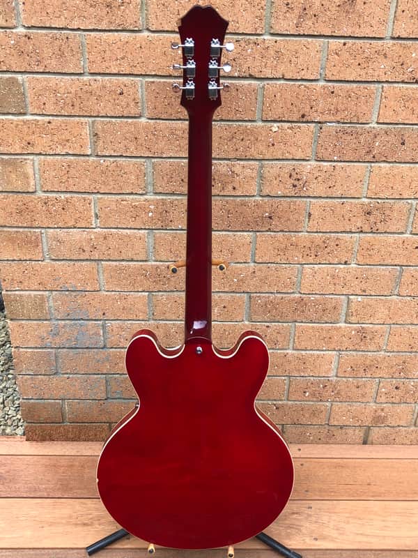 Epiphone Supernova Cherry Red Noel Gallagher Oasis Guitar | Reverb