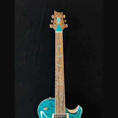 New Private Stock PRS Paul Reed Smith McCarty 594 Singlecut w/ Tremolo Turquoise One Piece Maple image 6