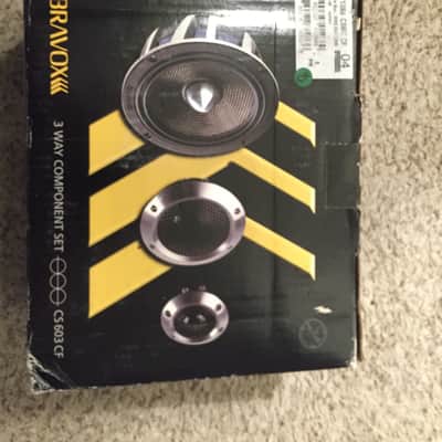 Bravox CS603CF 3 way component speakers high end set for car or DIY project. image 1