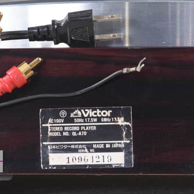 Victor QL-A70 Auto-Lift Stereo Record Player in Good Condition image 25