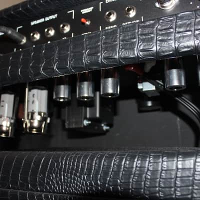 Immagine Amplified Nation Overdrive Reverb 2023 - 50W version - Custom Black Crocodile - Head + 2 x 12" Warehouse WGS12L Cab ! - 20