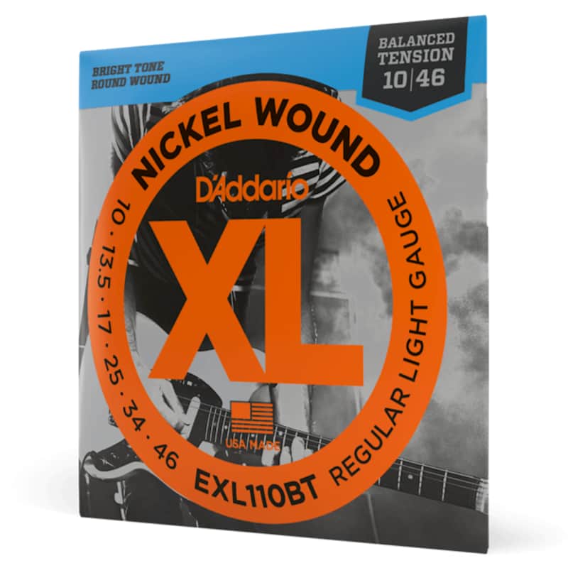 D'Addario EXL110BT XL Nickel Wound Electric Guitar Strings - .010-.046 Balanced Tension Regular Light image 1