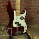 2012 Fender American Standard Precision Bass Mystic Red w/ OHSC