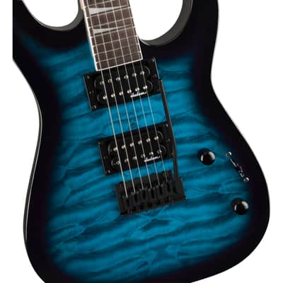 Jackson JS Series JS20 DKQ 2PT Transparent Blue Burst - Electric Guitar image 3