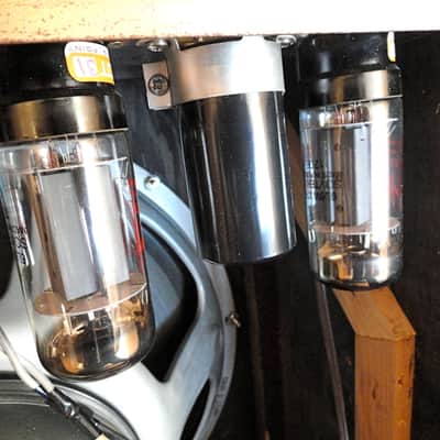 1965 Harmony H420 Vintage Valco Made Tube Amp Supro Thunderbolt Variant image 11